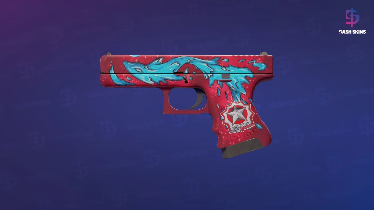 Glock-18 | Water Elemental (Factory New) Screenshot Playside