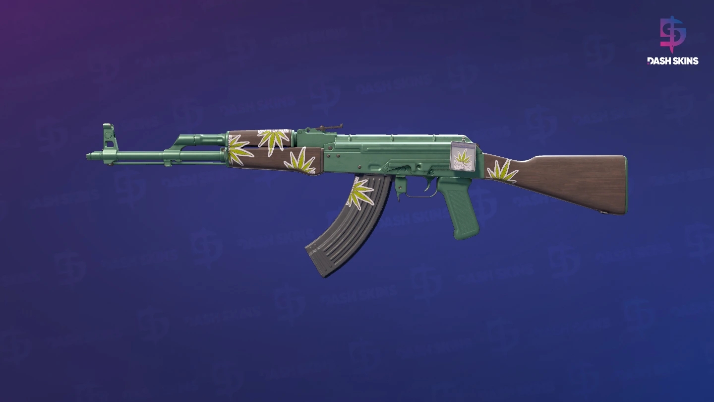 AK-47 | Wintergreen (Factory New) Screenshot Playside