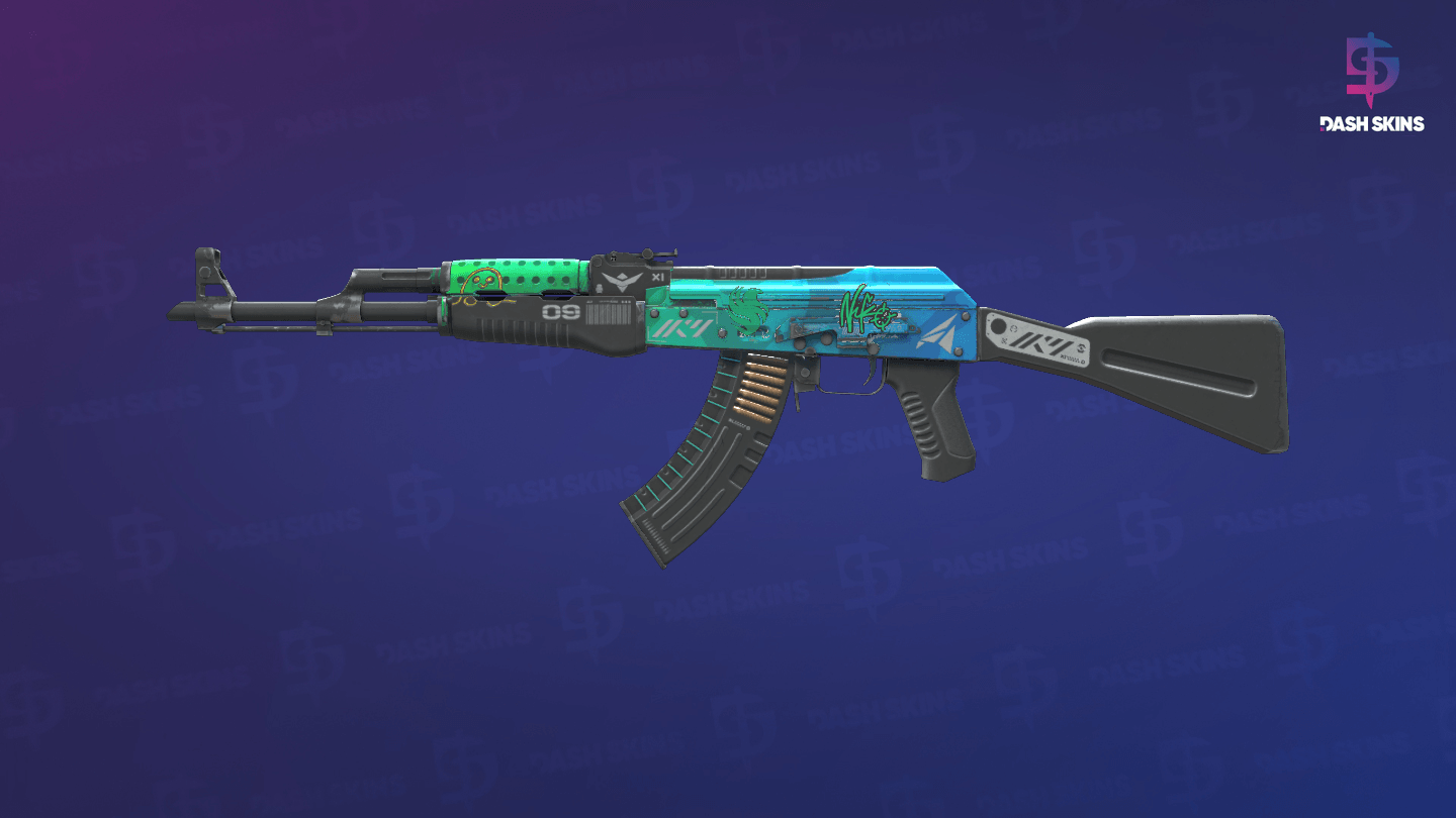 AK-47 | Ice Coaled (Field-Tested) Screenshot Playside