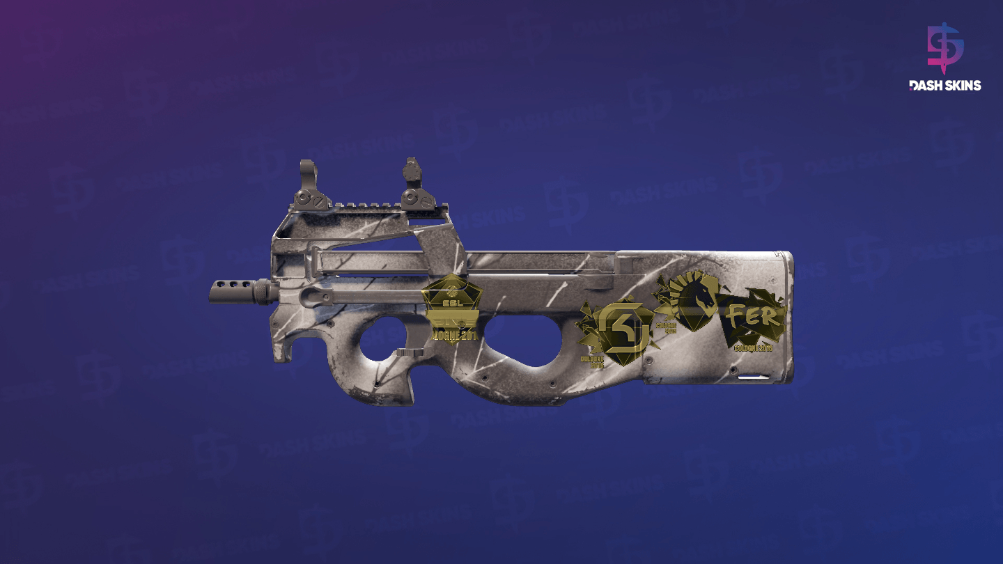 Souvenir P90 | Ash Wood (Field-Tested) Screenshot Playside