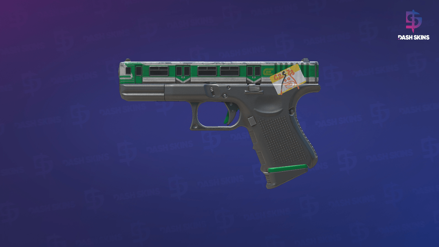 Glock-18 | Green Line (Minimal Wear) Screenshot Playside