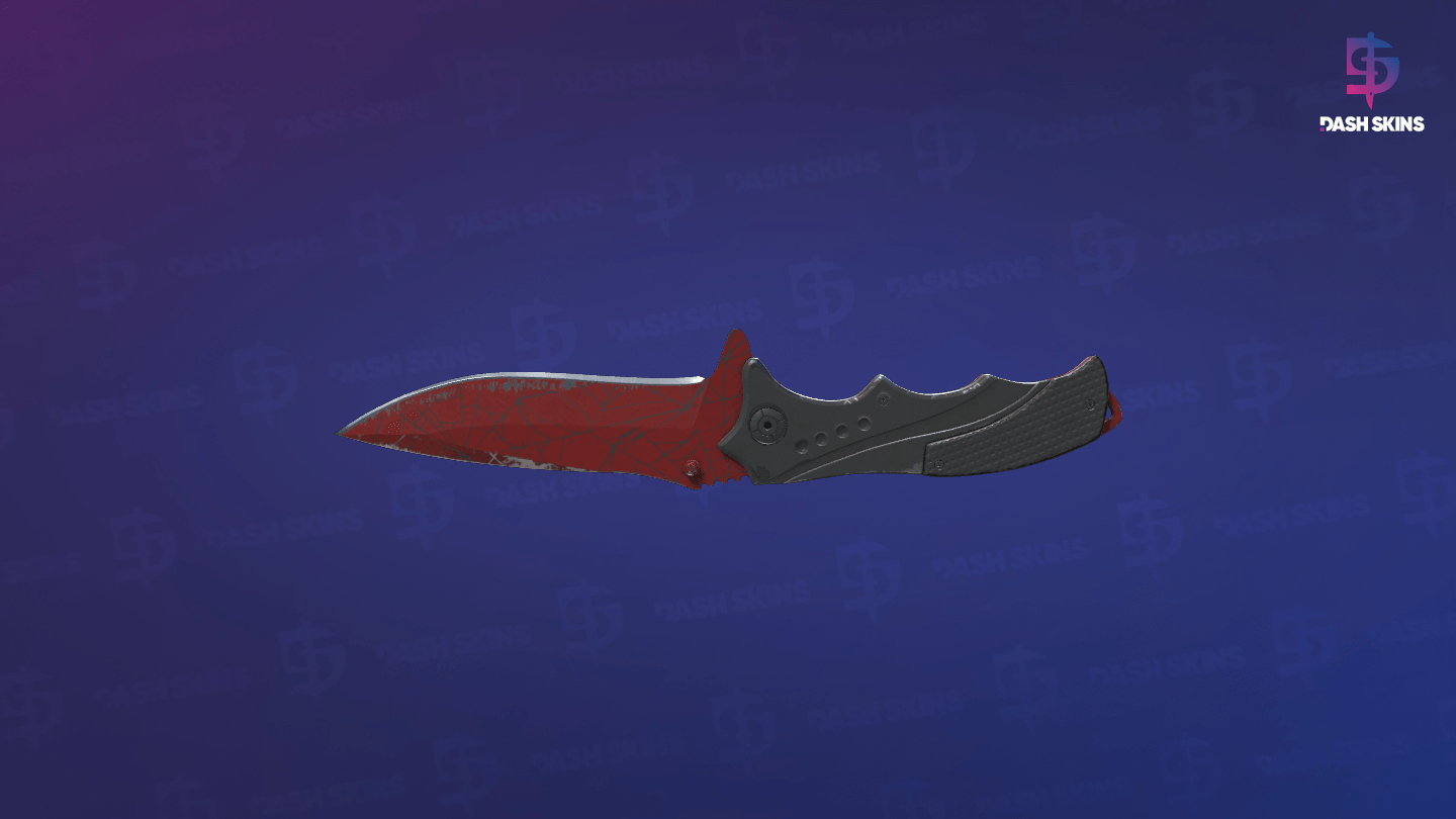 ★ Nomad Knife | Crimson Web (Battle-Scarred) Screenshot Playside