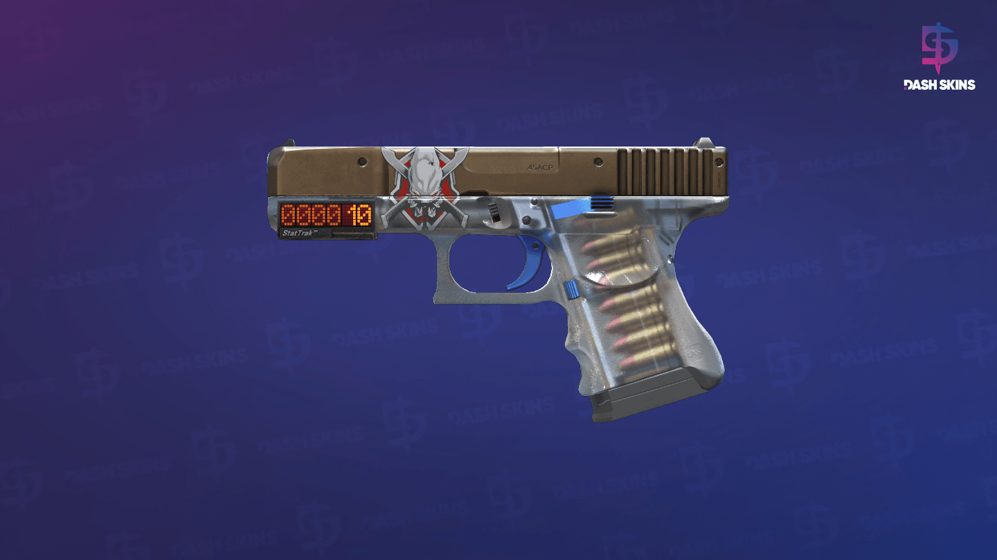 StatTrak™ Glock-18 | Clear Polymer (Minimal Wear) Screenshot Playside