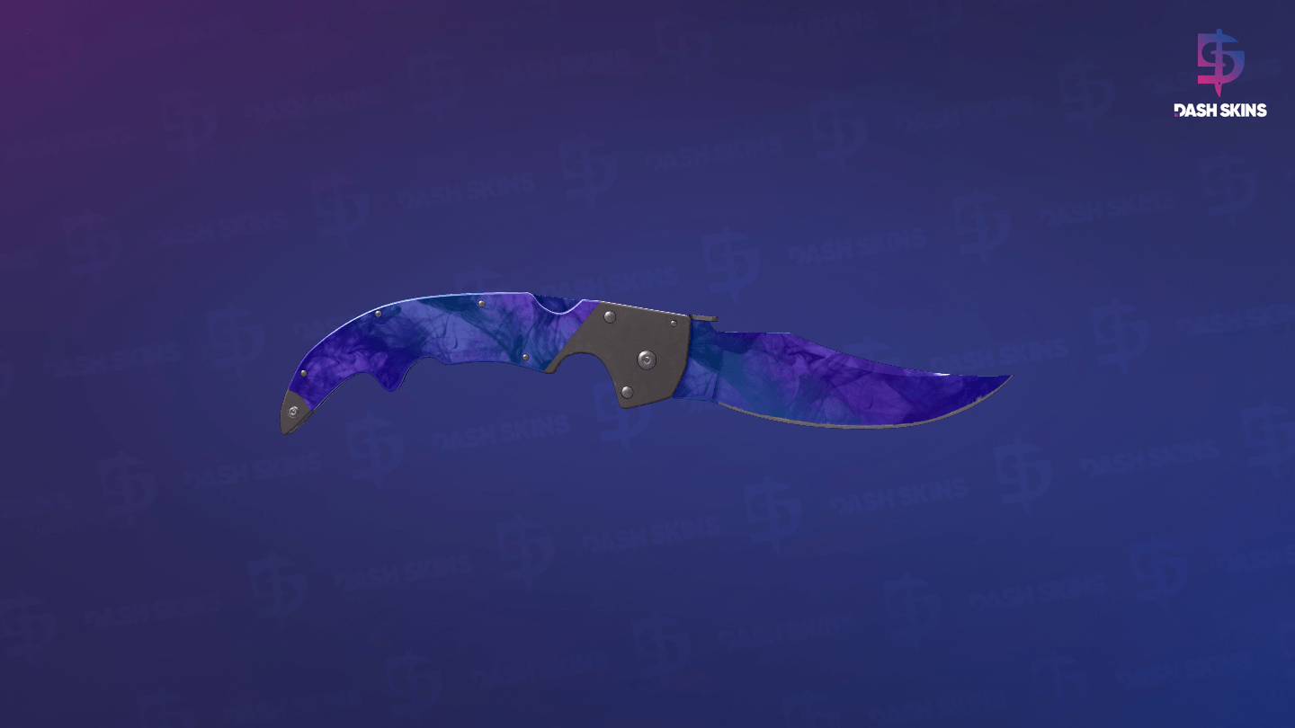 ★ Falchion Knife | Doppler (Factory New) - Sapphire Screenshot Playside