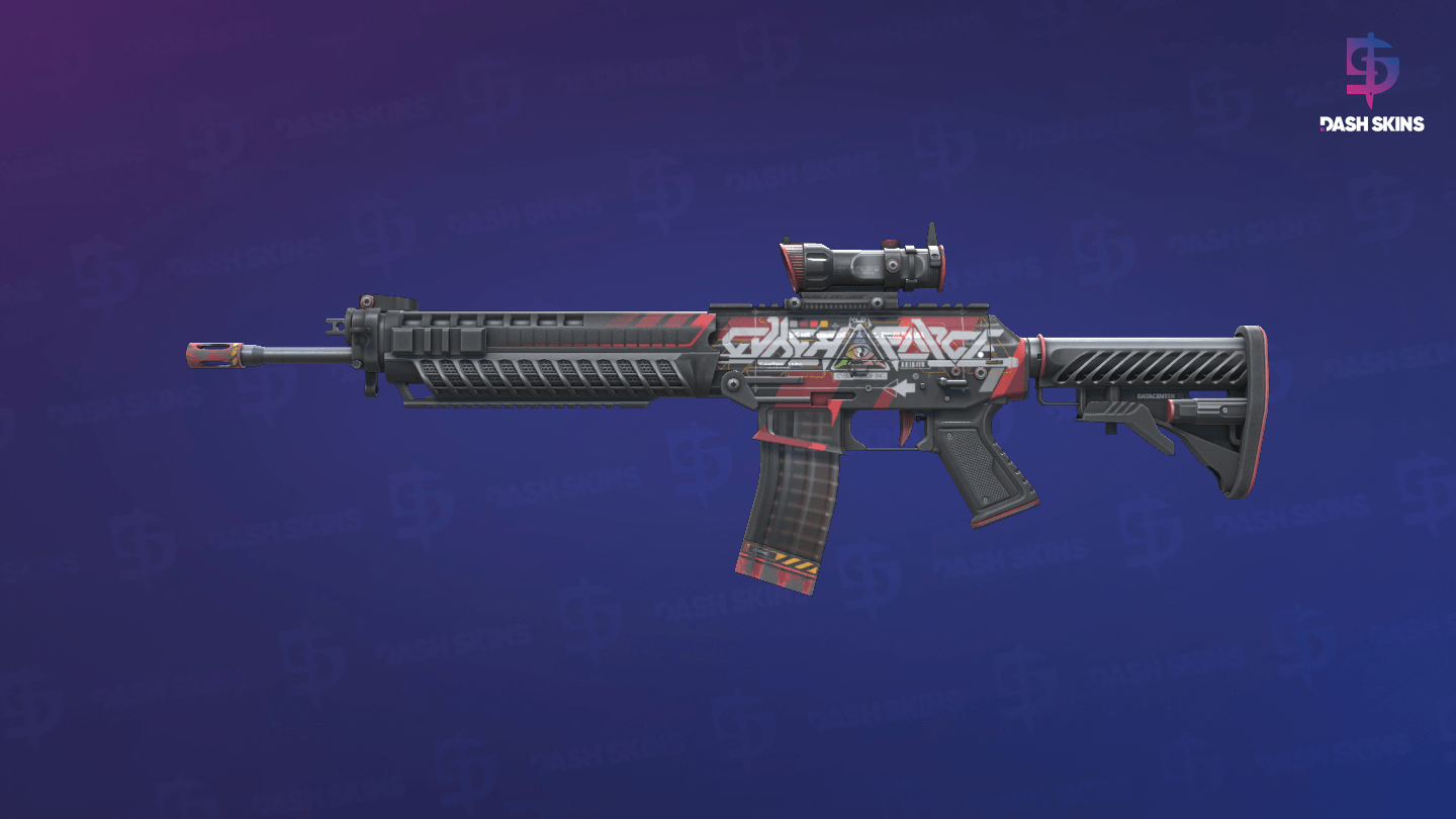 SG 553 | Cyberforce (Minimal Wear) Screenshot Playside