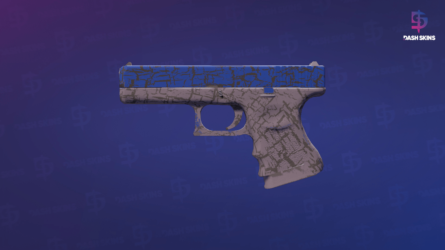 Glock-18 | Blue Fissure (Minimal Wear) Screenshot Playside