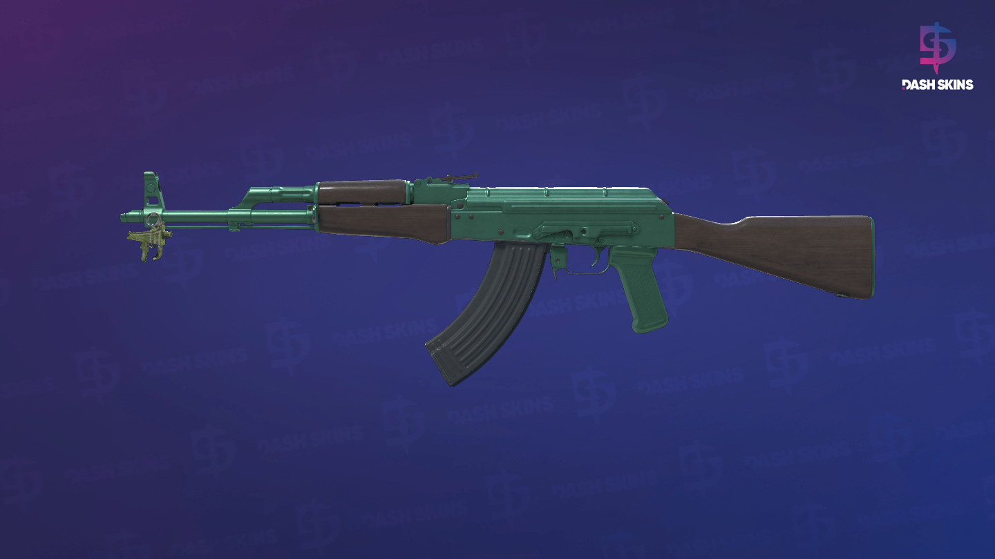 AK-47 | Wintergreen (Minimal Wear) Screenshot Playside