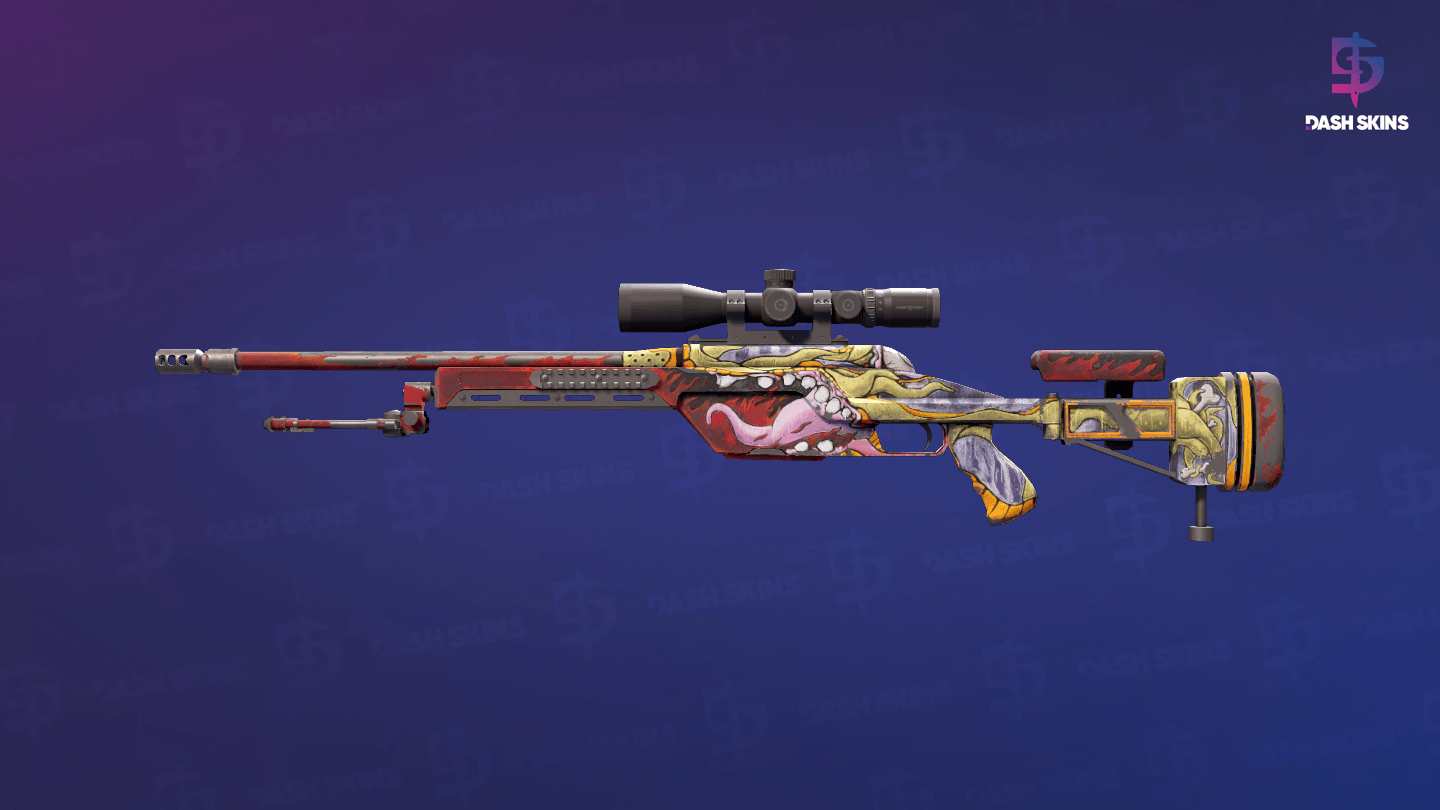 SSG 08 | Bloodshot (Field-Tested) Screenshot Playside