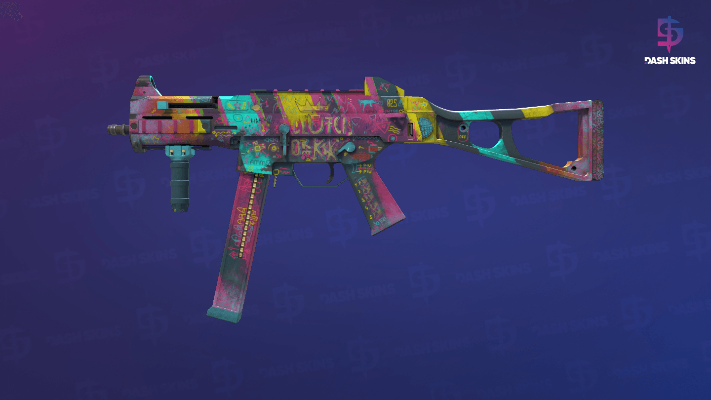 UMP-45 | Wild Child (Well-Worn) Screenshot Playside