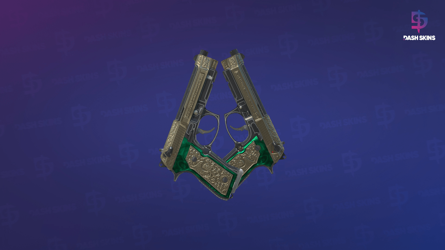 Dual Berettas | Royal Consorts (Minimal Wear) Screenshot Playside