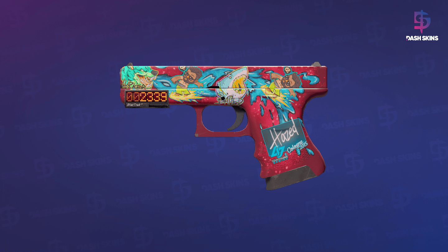 StatTrak™ Glock-18 | Water Elemental (Minimal Wear) Screenshot Playside