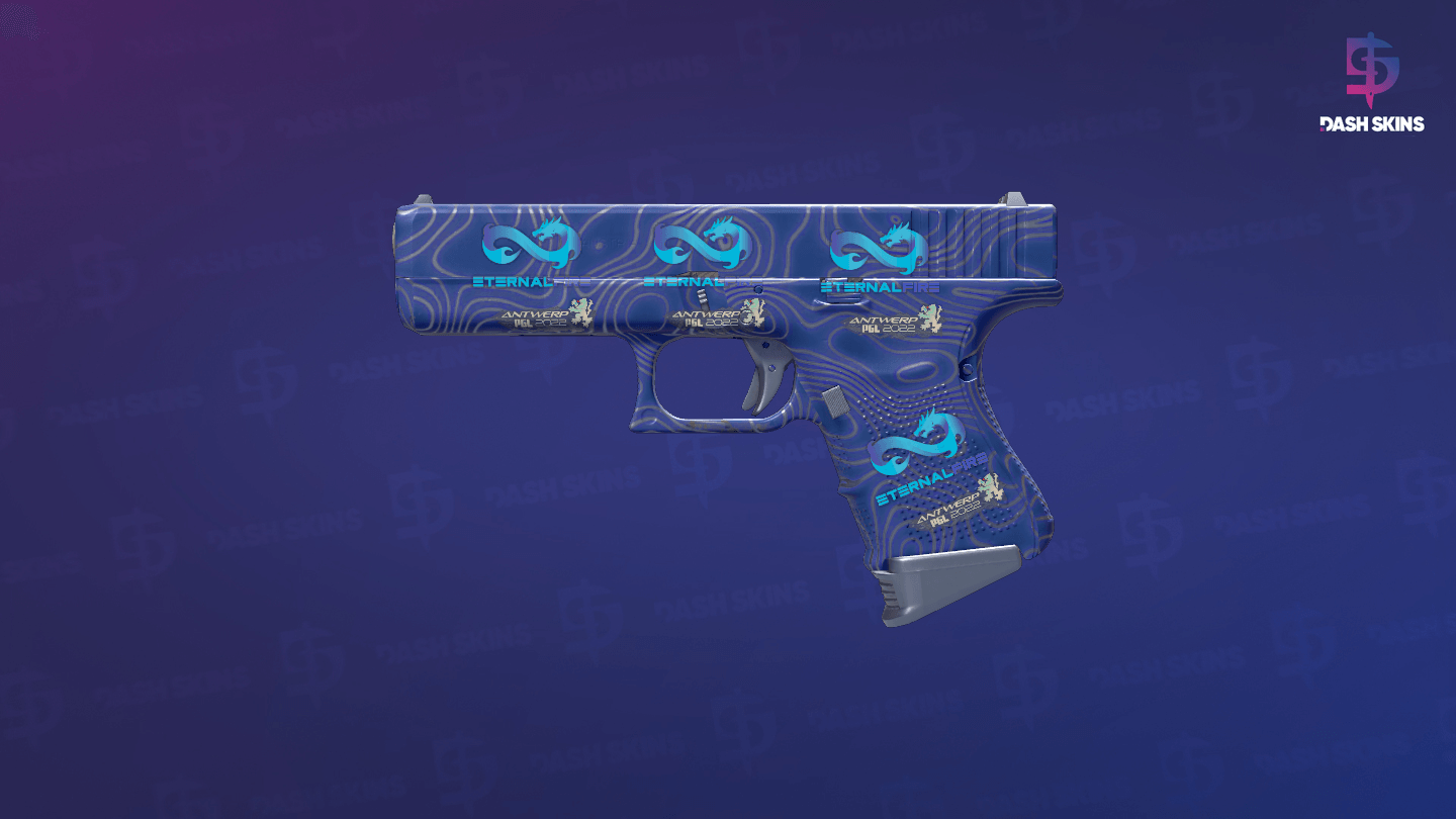 Glock-18 | Ocean Topo (Factory New) Screenshot Playside