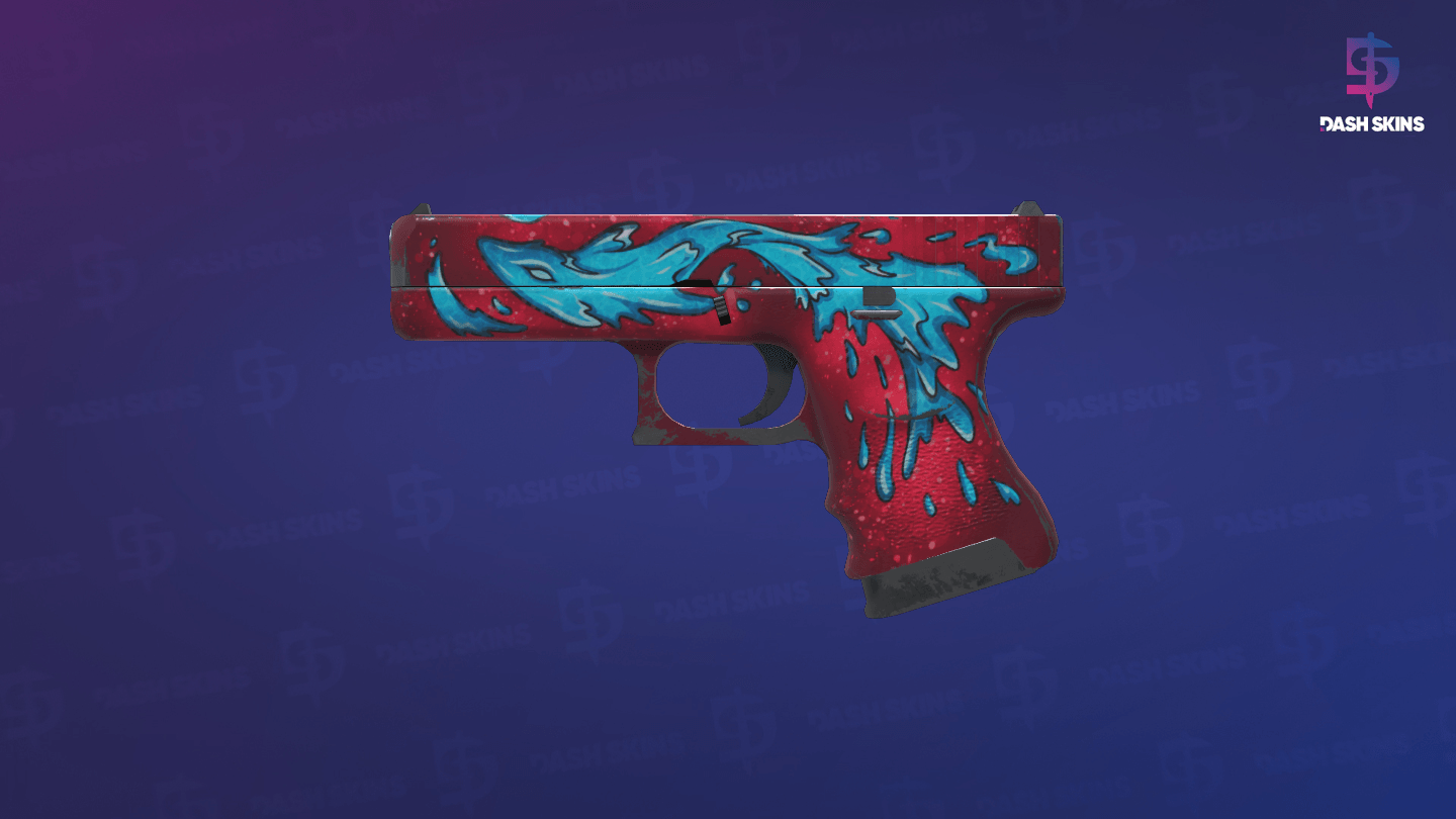 Glock-18 | Water Elemental (Field-Tested) Screenshot Playside