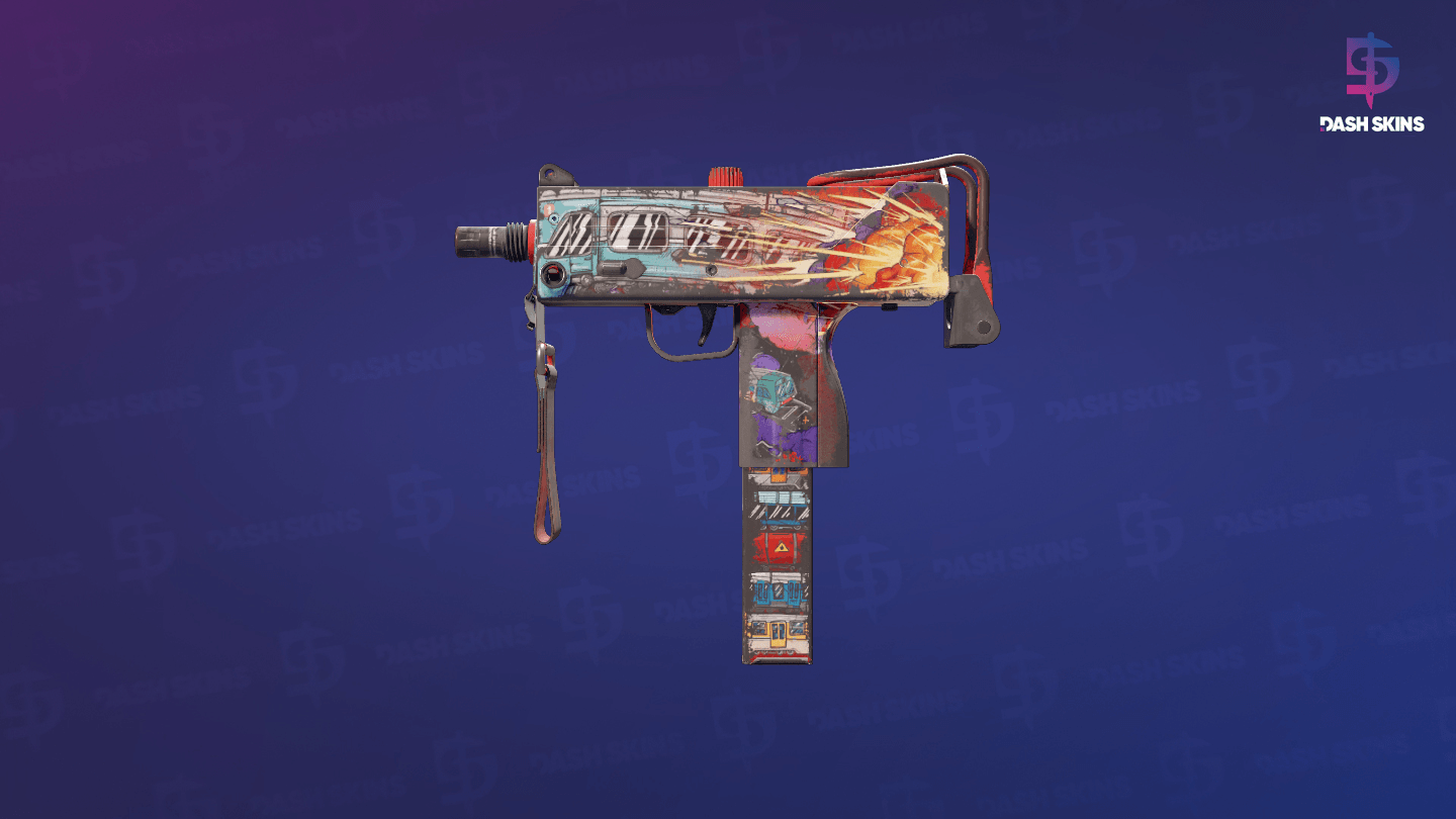 MAC-10 | Derailment (Battle-Scarred) Screenshot Playside