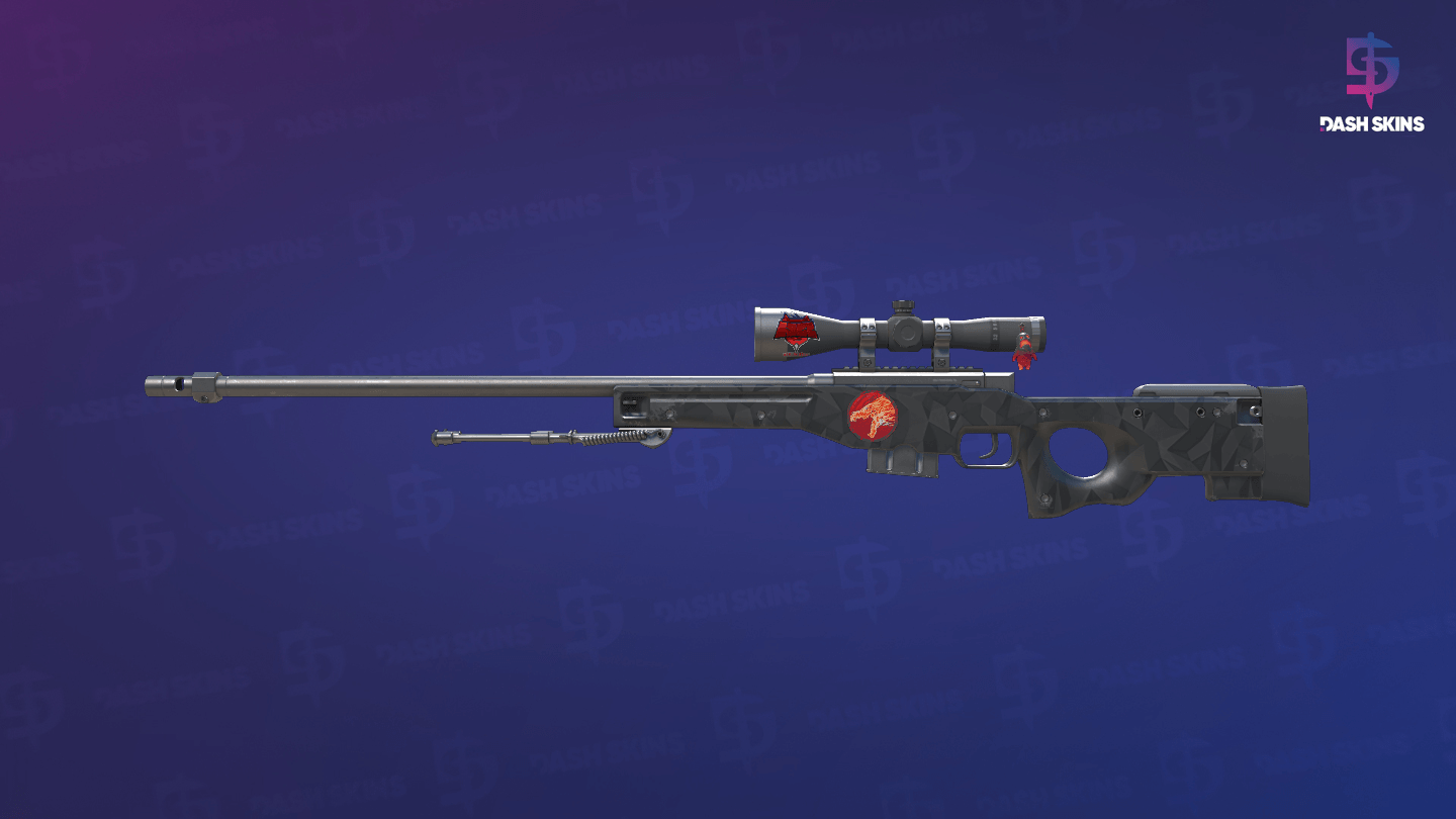 AWP | Graphite (Minimal Wear) Screenshot Playside