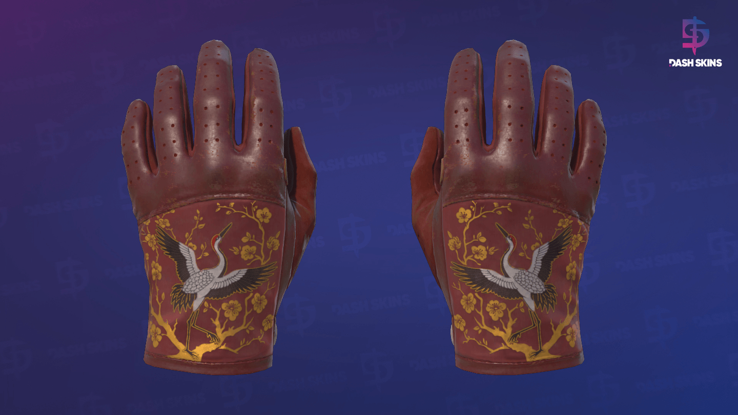 ★ Driver Gloves | Brocade Crane (Field-Tested) Screenshot Playside