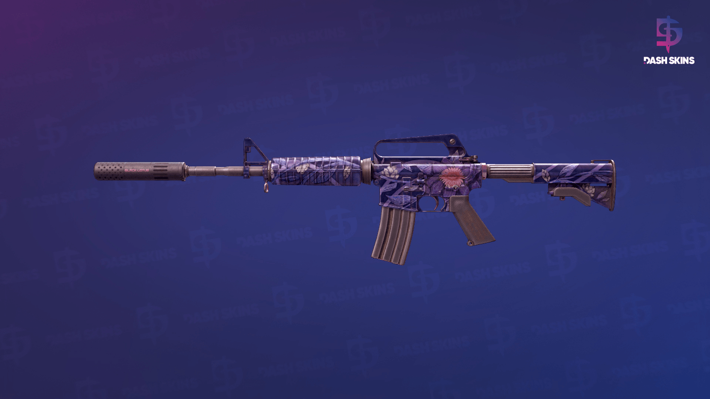 M4A1-S | Black Lotus (Battle-Scarred) Screenshot Playside