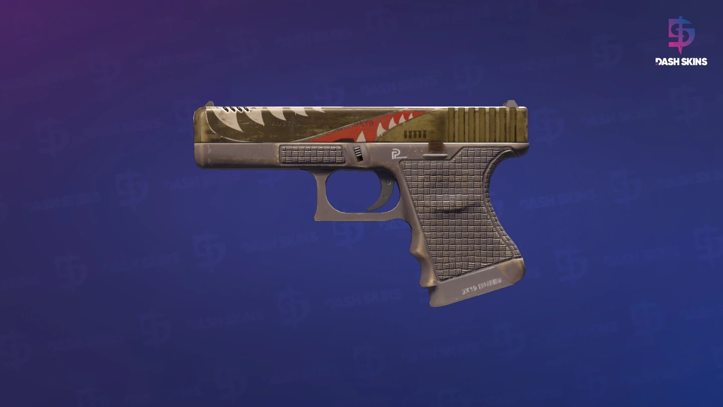 Glock-18 | Warhawk (Minimal Wear) Screenshot Playside