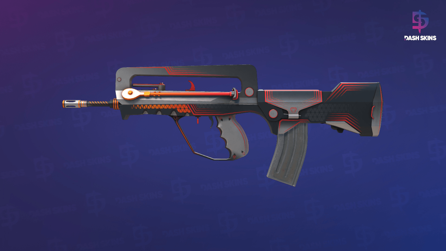 FAMAS | Valence (Minimal Wear) Screenshot Playside