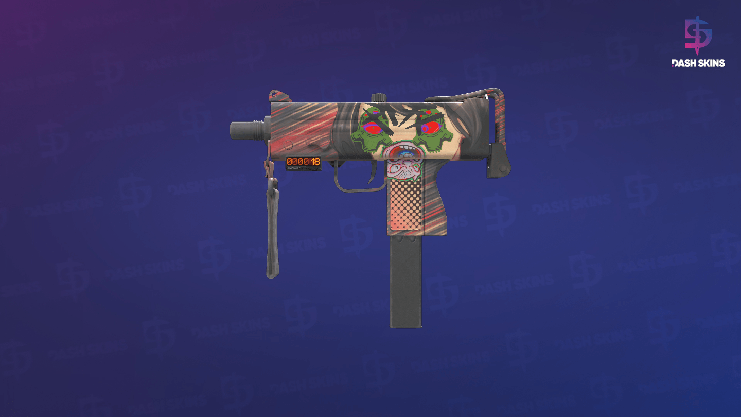 StatTrak™ MAC-10 | Sakkaku (Field-Tested) Screenshot Playside