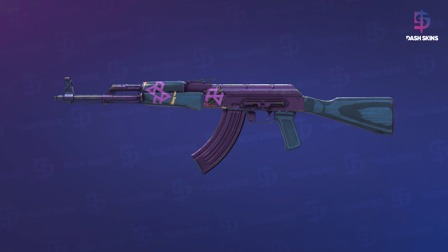 AK-47 | Midnight Laminate (Field-Tested) Screenshot Playside