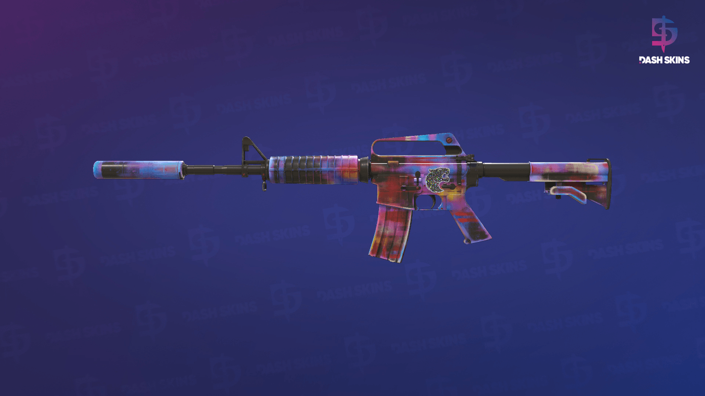 M4A1-S | Glitched Paint (Minimal Wear) Screenshot Playside