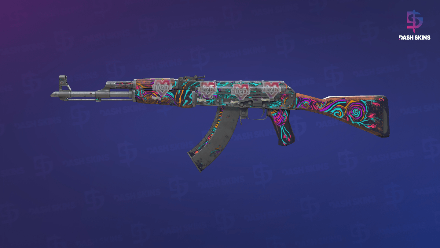 AK-47 | Nightwish (Battle-Scarred) Screenshot Playside