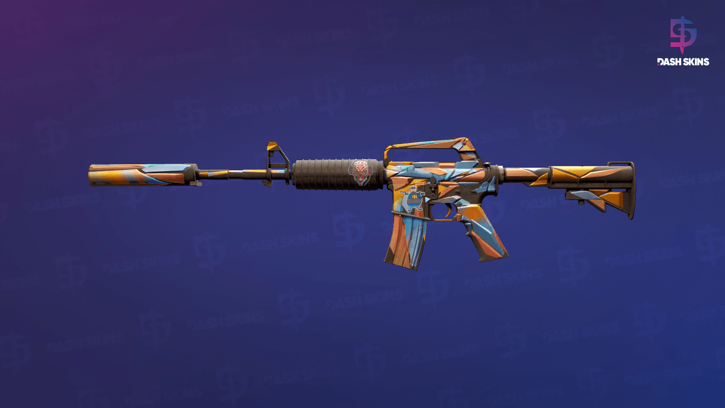 M4A1-S | Leaded Glass (Well-Worn) Screenshot Playside