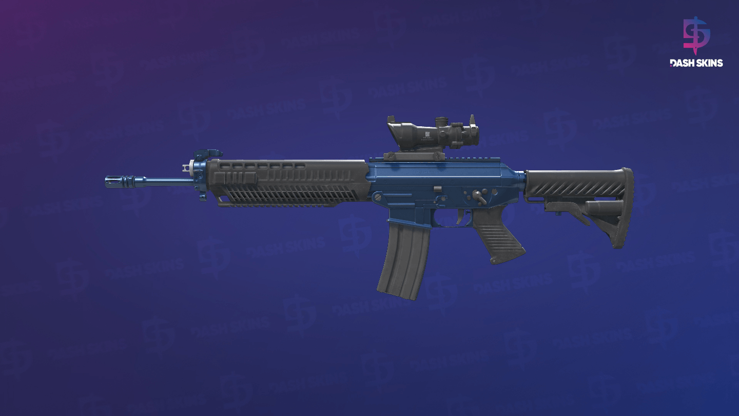 SG 553 | Anodized Navy (Factory New) Screenshot Playside