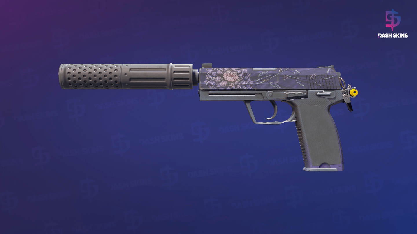 USP-S | Black Lotus (Well-Worn) Screenshot Playside