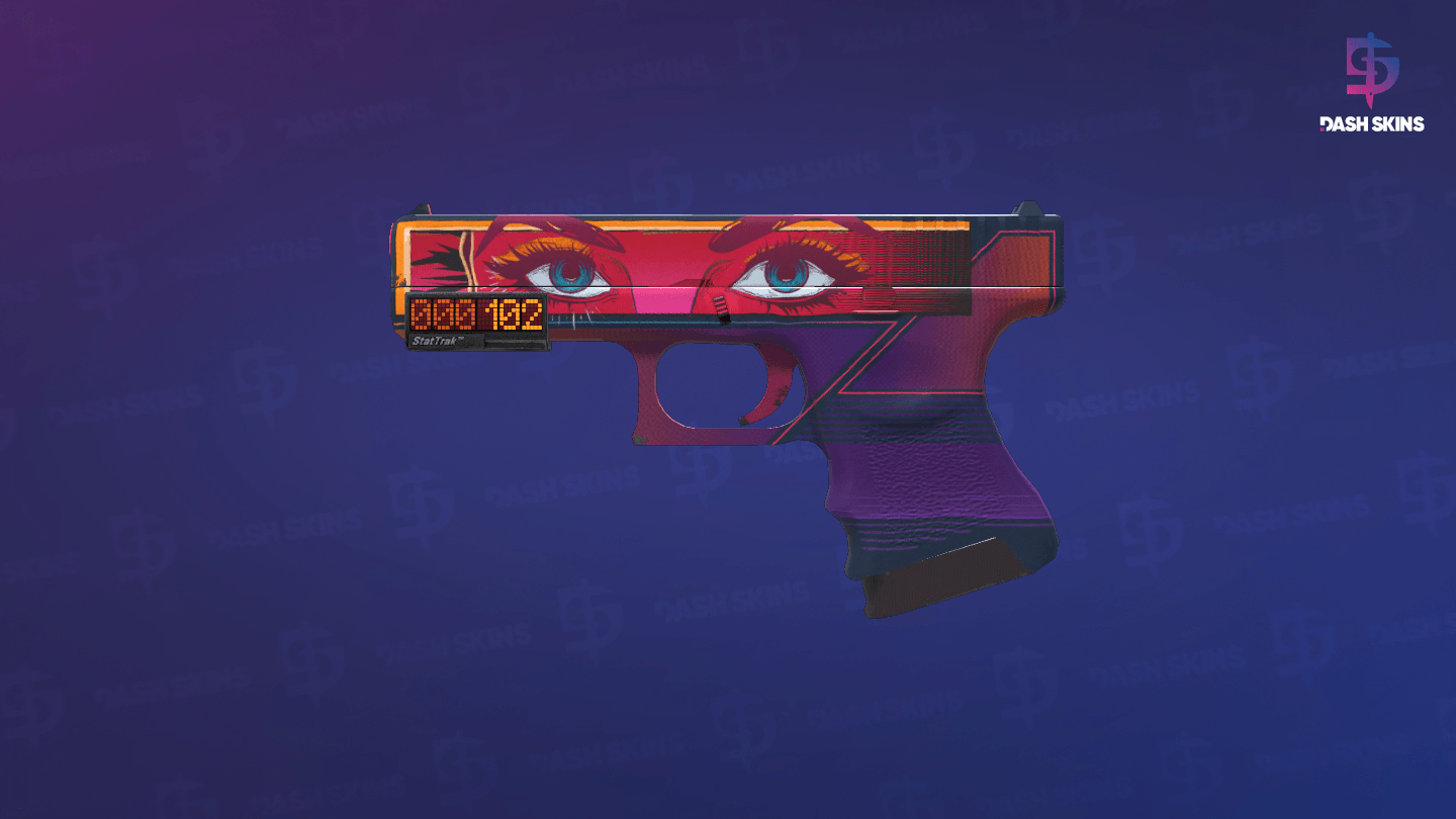StatTrak™ Glock-18 | Vogue (Factory New) Screenshot Playside