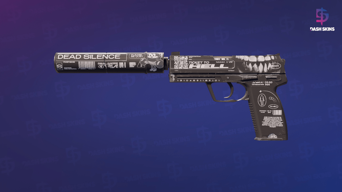USP-S | Ticket to Hell (Minimal Wear) Screenshot Playside