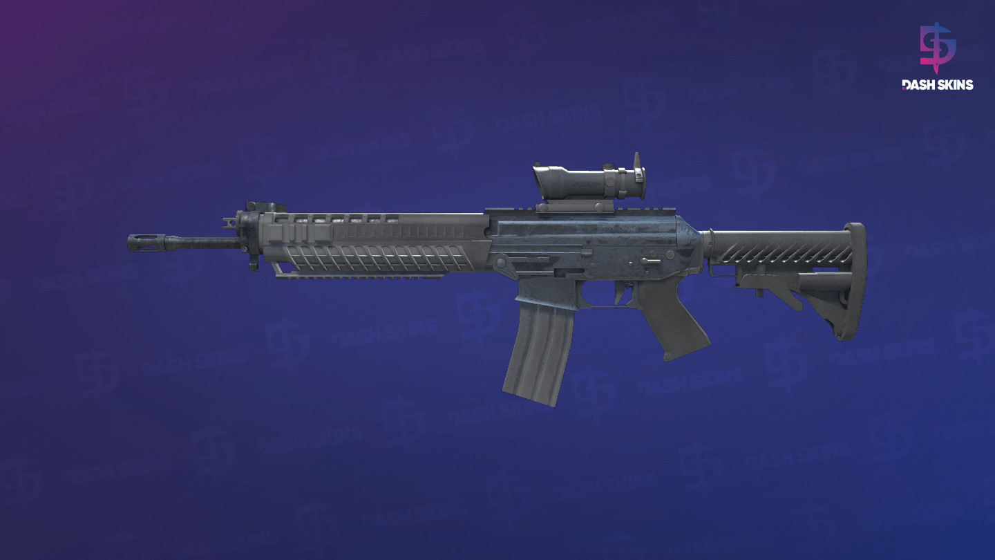 SG 553 | Damascus Steel (Field-Tested) Screenshot Playside