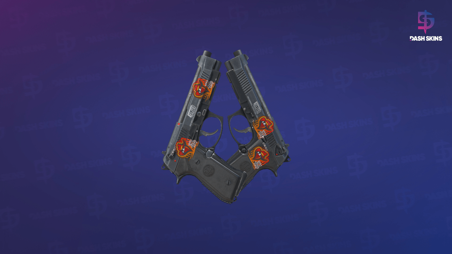 Dual Berettas | Elite 1.6 (Minimal Wear) Screenshot Playside