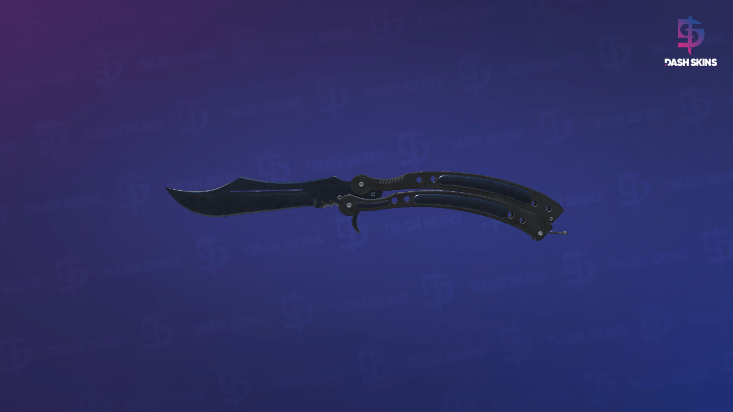 ★ Butterfly Knife | Blue Steel (Field-Tested) Screenshot Playside