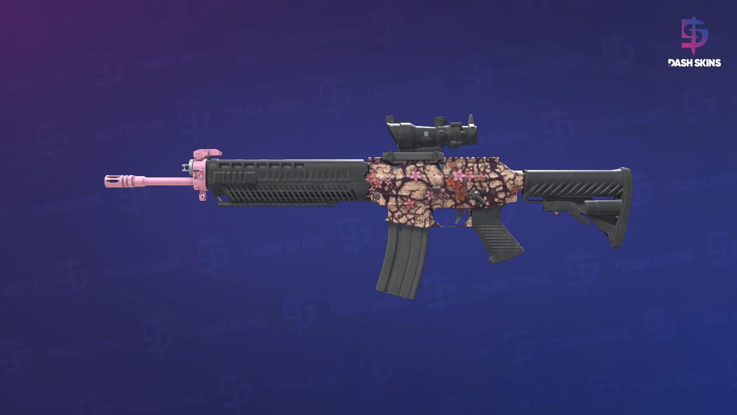 SG 553 | Desert Blossom (Factory New) Screenshot Playside