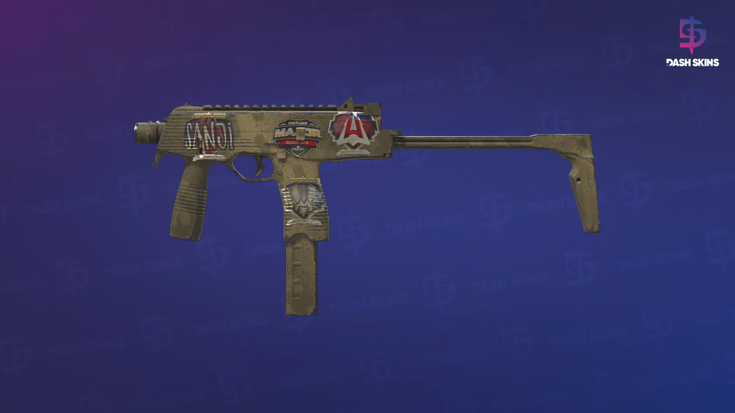 Souvenir MP9 | Sand Dashed (Minimal Wear) Screenshot Playside