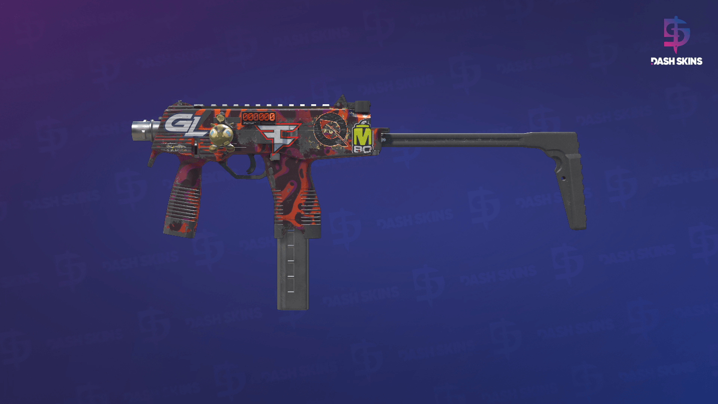 StatTrak™ MP9 | Ruby Poison Dart (Field-Tested) Screenshot Playside