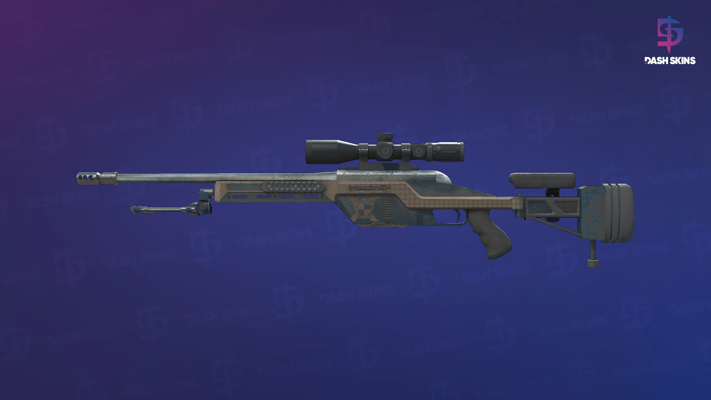 SSG 08 | Hand Brake (Battle-Scarred) Screenshot Playside