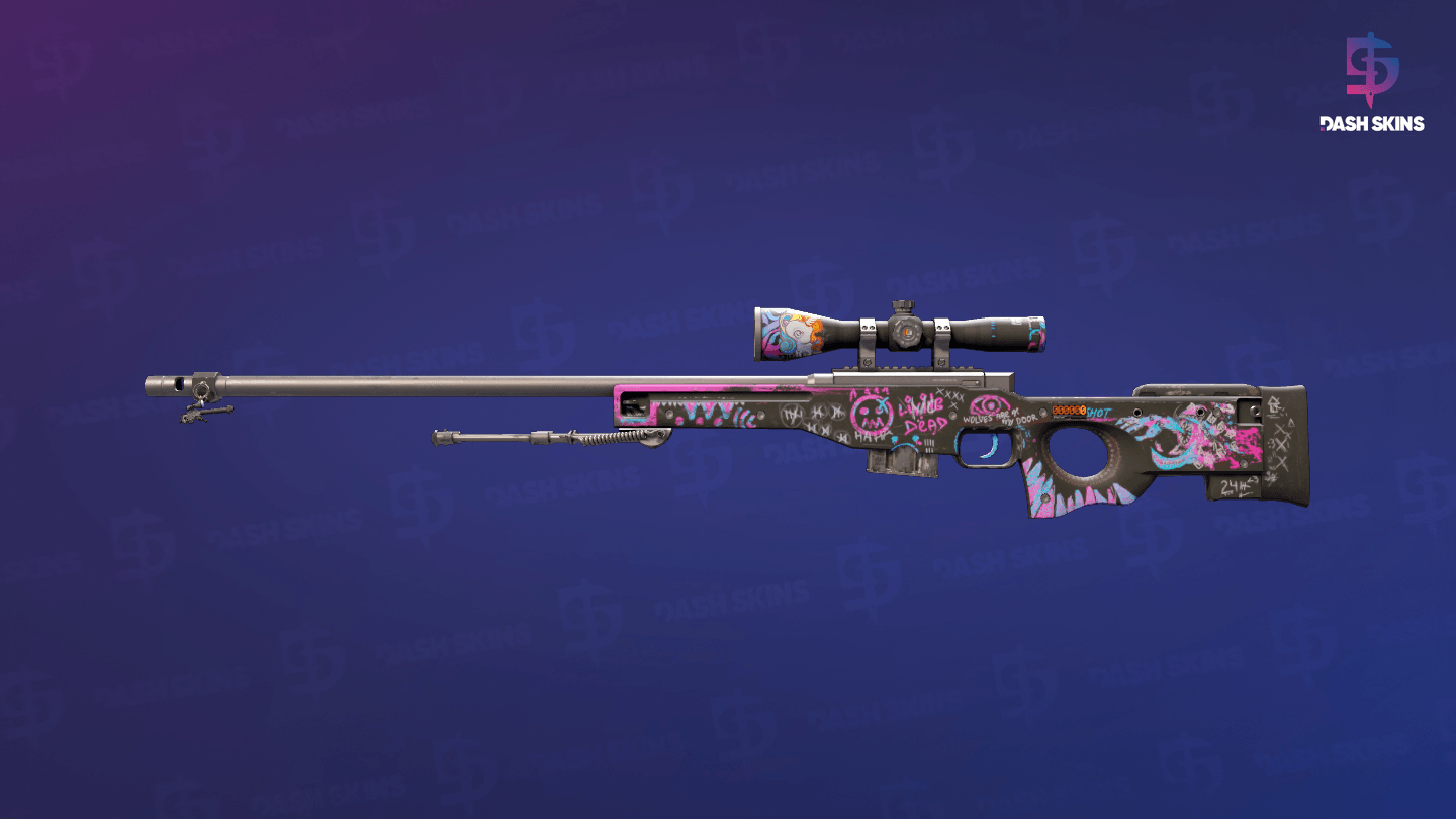 StatTrak™ AWP | Fever Dream (Factory New) Screenshot Playside