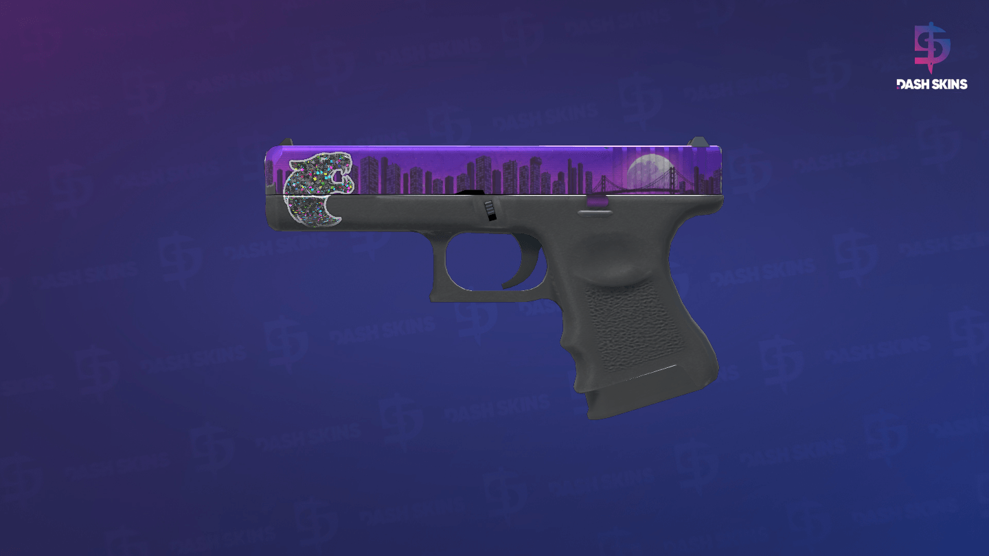 Glock-18 | Moonrise (Minimal Wear) Screenshot Playside