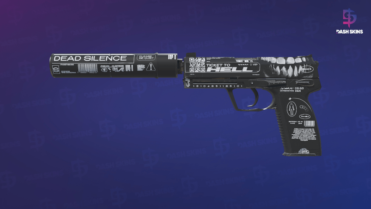 USP-S | Ticket to Hell (Minimal Wear) Screenshot Playside