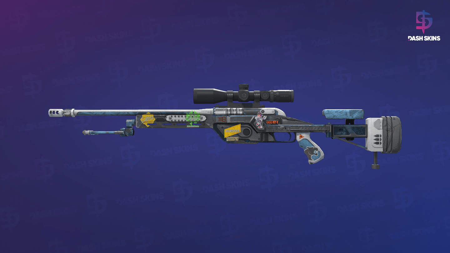 StatTrak™ SSG 08 | Ghost Crusader (Field-Tested) Screenshot Playside
