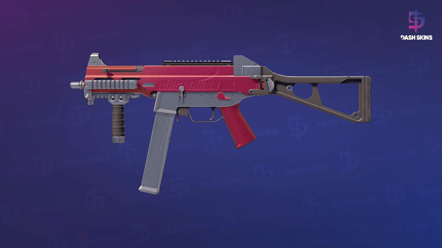 UMP-45 | Crimson Foil (Minimal Wear) Screenshot Playside