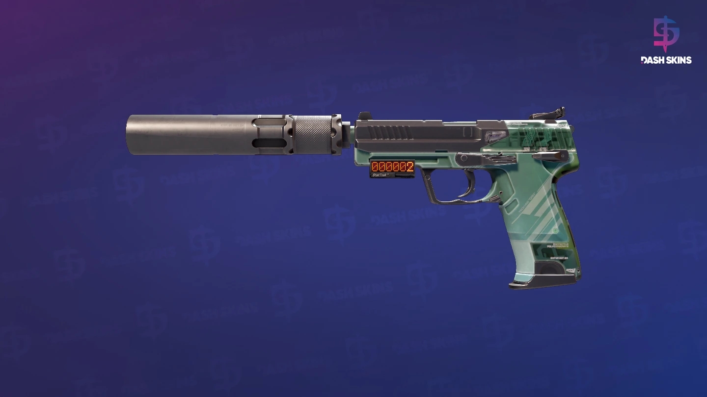 StatTrak™ USP-S | PC-GRN (Minimal Wear) Screenshot Playside
