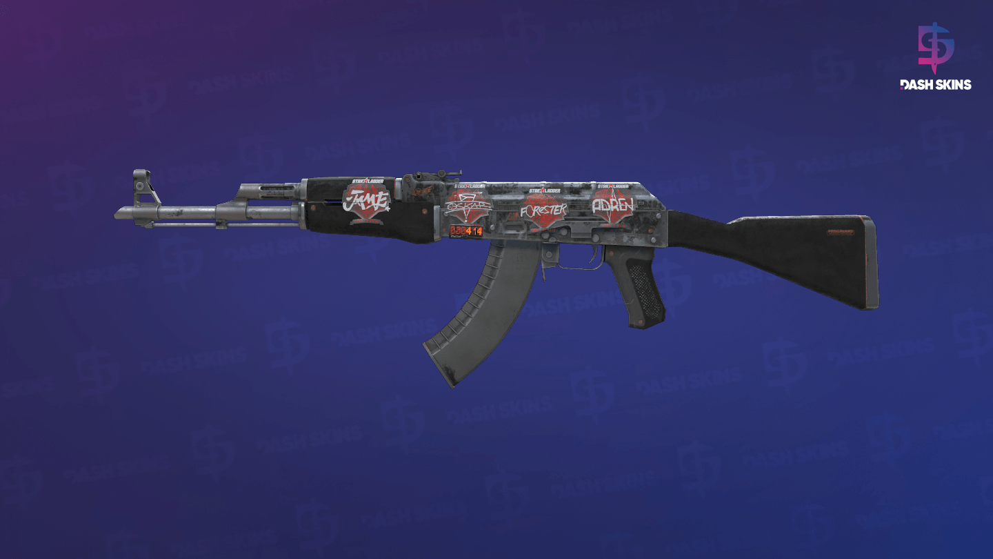 StatTrak™ AK-47 | Elite Build (Battle-Scarred) Screenshot Playside