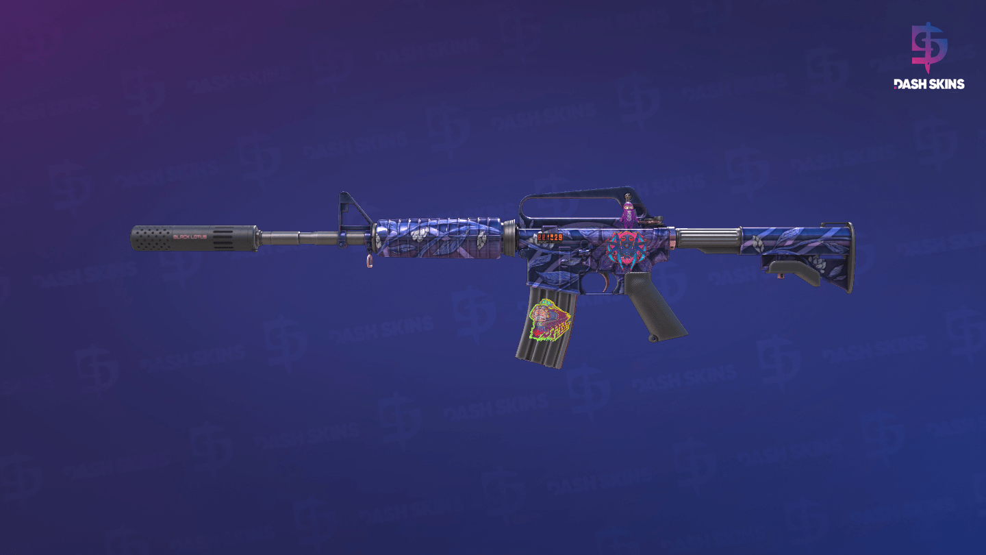 StatTrak™ M4A1-S | Black Lotus (Field-Tested) Screenshot Playside