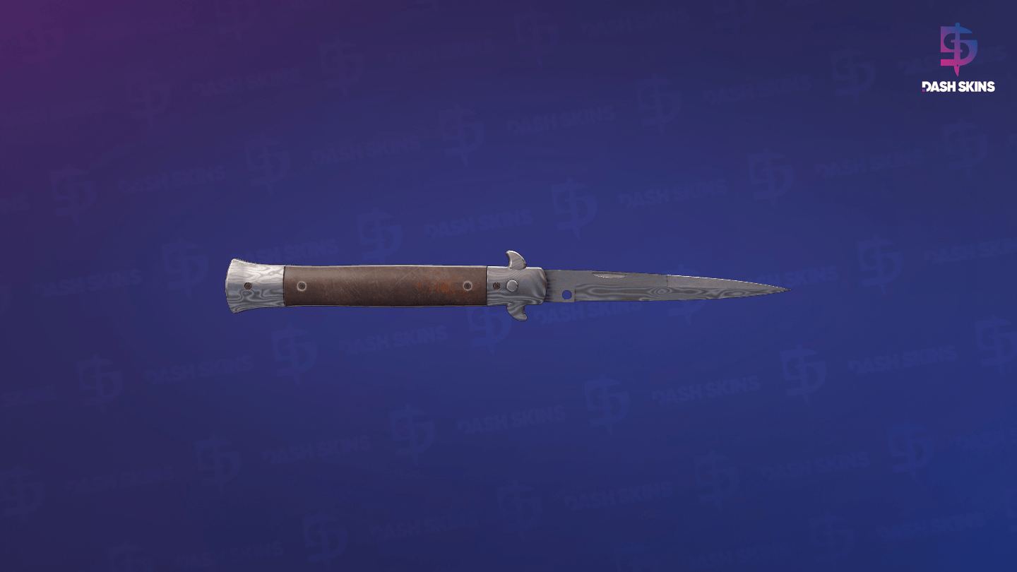 ★ Stiletto Knife | Damascus Steel (Field-Tested) Screenshot Playside