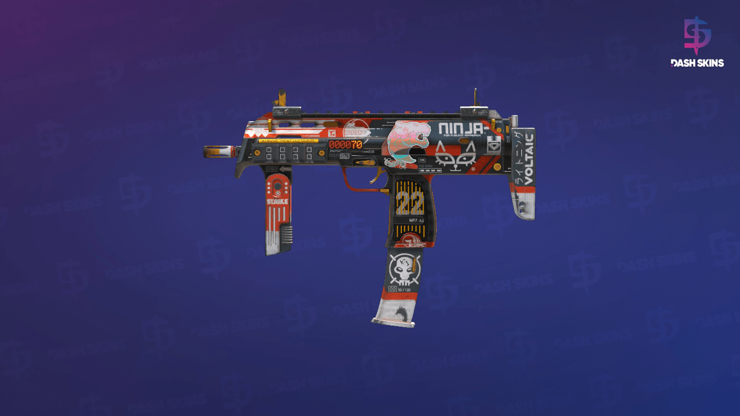 StatTrak™ MP7 | Bloodsport (Field-Tested) Screenshot Playside