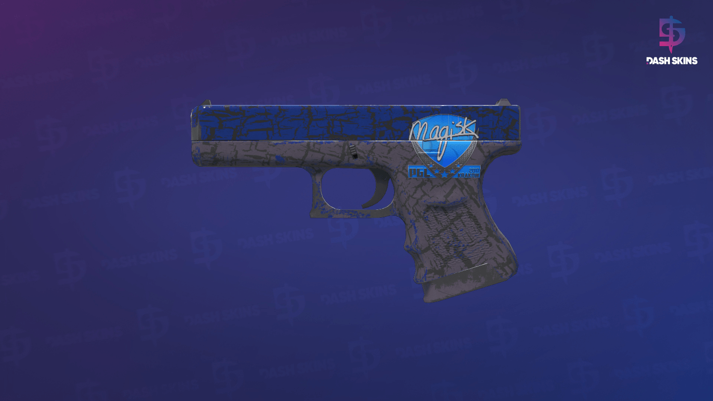 Glock-18 | Blue Fissure (Field-Tested) Screenshot Playside